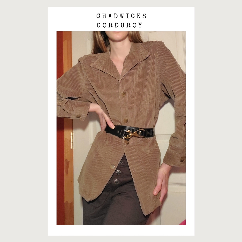 Wheat Tan Chadwicks Corduroy unisex button up